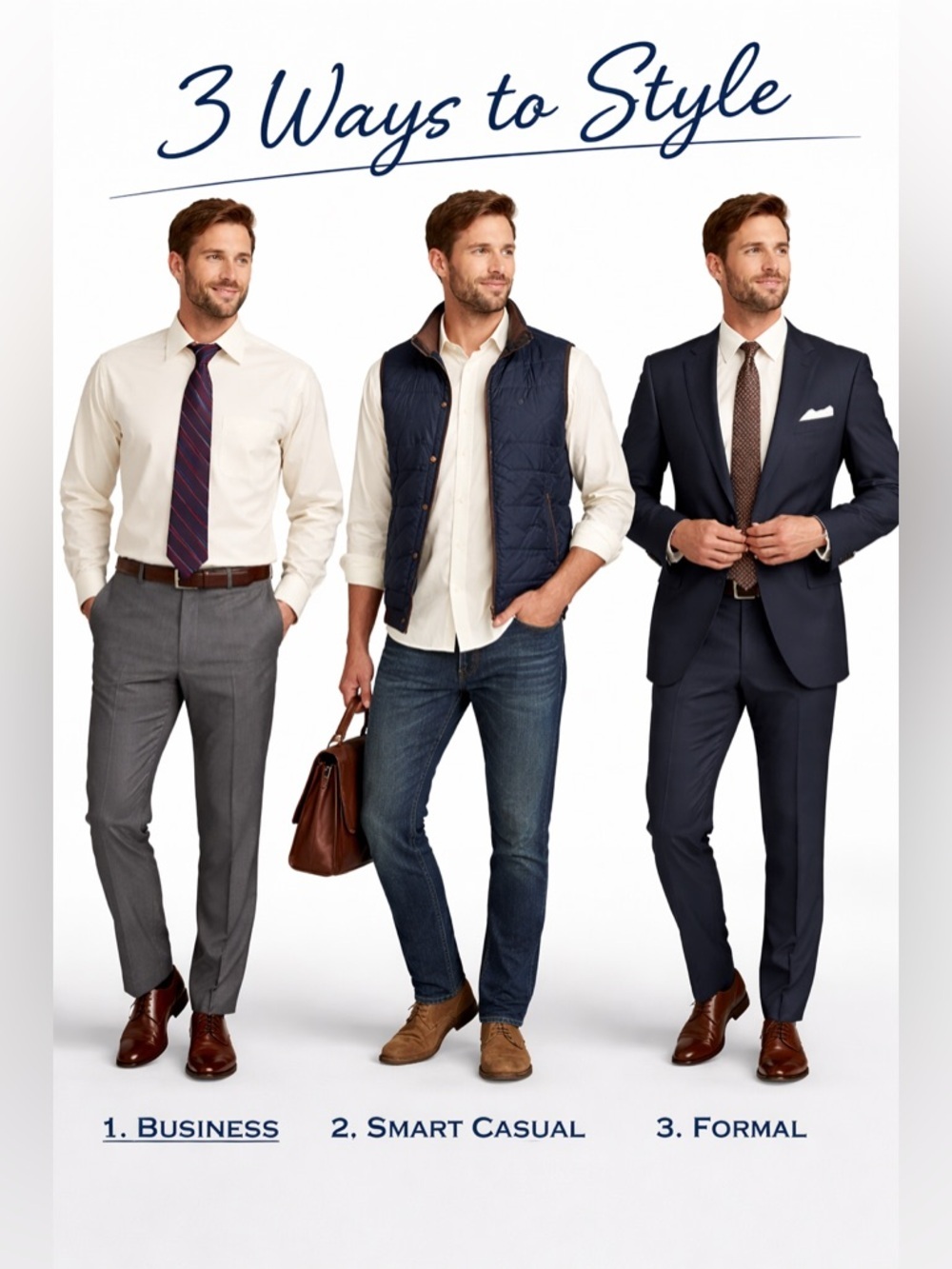 Men's Dress Shirt in Cream - Versatile Tailored Shirt